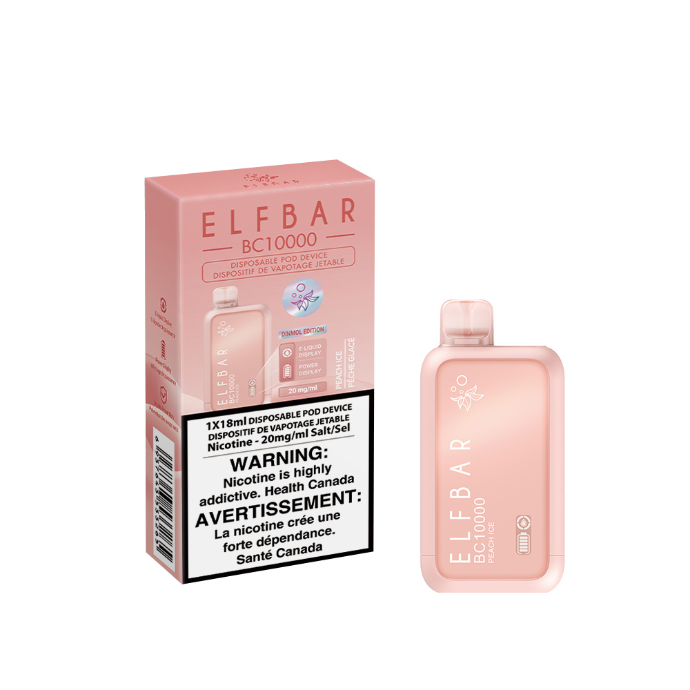 Elf Bar BC10000 Peach Ice 20mg/mL disposable