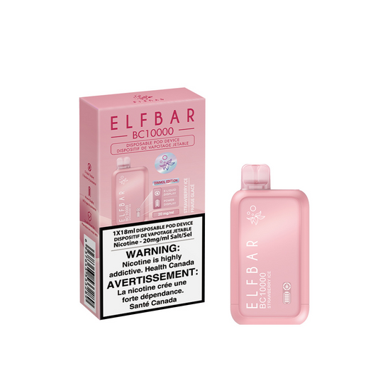 Elf Bar BC10000 Strawberry Ice 20mg/mL disposable