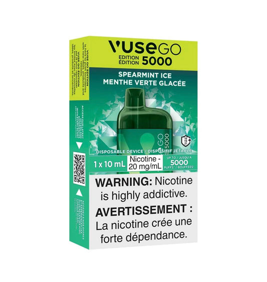 Vuse go 5000 Spearmint ice 20mg/mL disposable