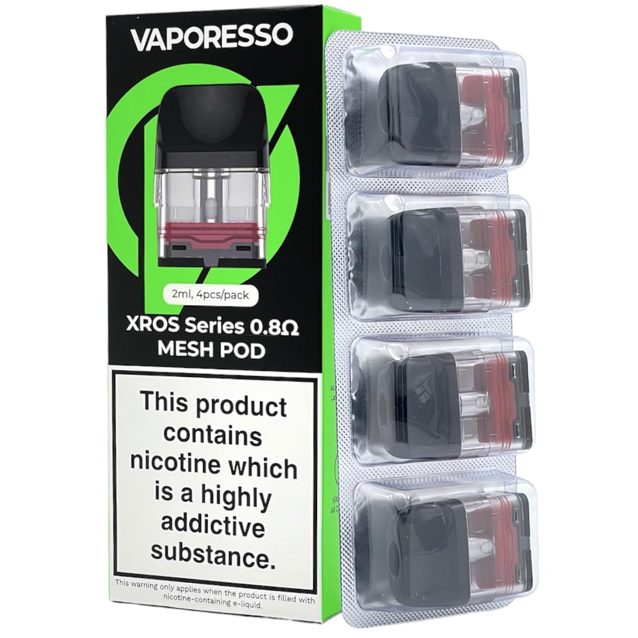 Vaporesso xros series mesh pod 0.8 ohm 2mL