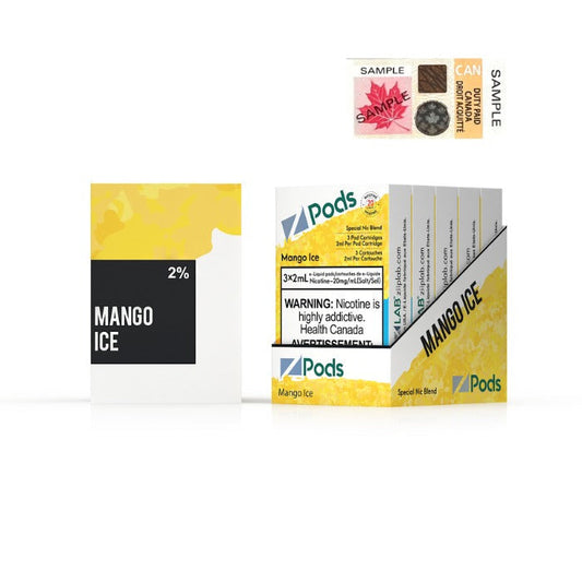 Zpods Mango ice 20mg/mL pods