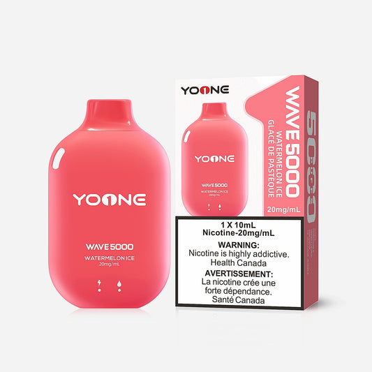 Yoone wave 5000 Watermelon ice 20mg/mL disposable