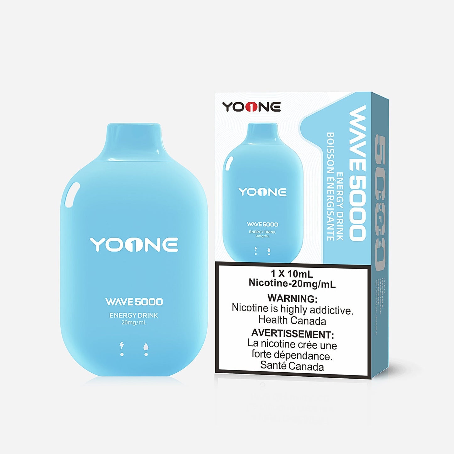 Yoone wave 5000 Energy Drink 20mg/mL disposable