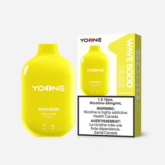 Yoone wave 5000 Pink lemon 20mg/mL disposable