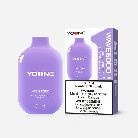 Yoone wave 5000 Blueraspberry 20mg/mL disposable