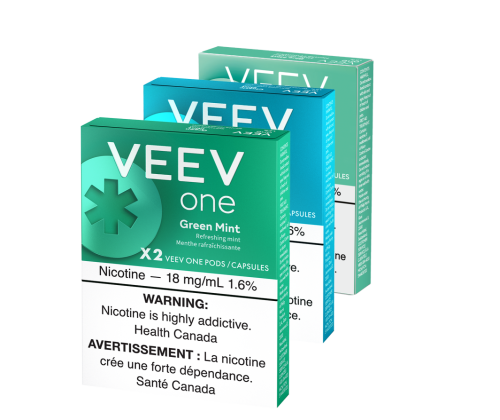 Veev one green mint 18mg pod