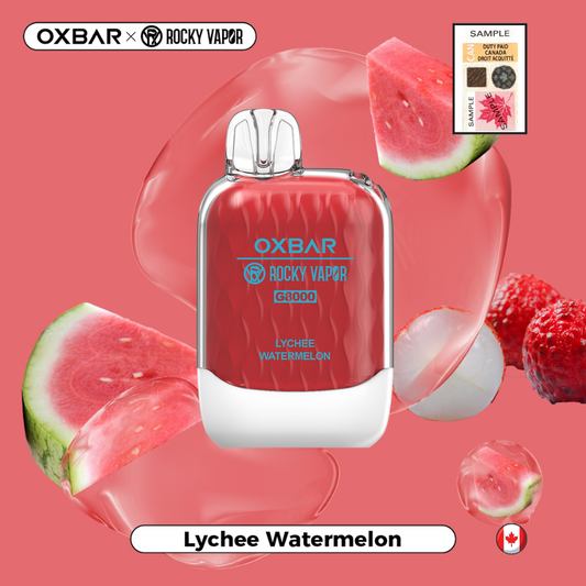 Oxbar 8000 Lychee Watermelon 20mg/mL disposable