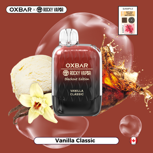 Oxbar 8000 Vanilla classic 20mg/mL disposable