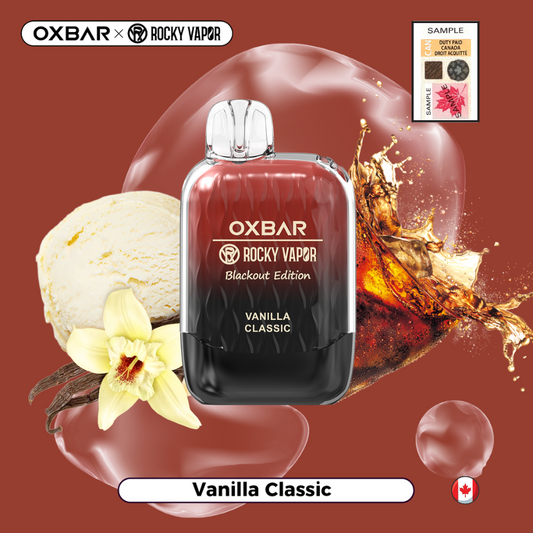 Oxbar 8000 Vanilla Classic  20mg/mL disposable