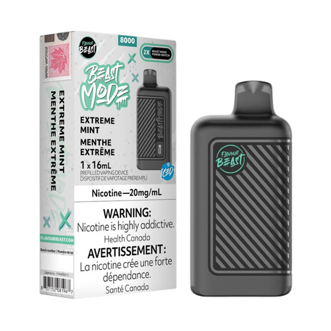 Flavour beast Mode 8k Extreme mint 20mg/mL disposable