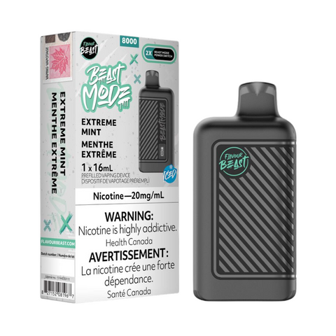 Flavour beast Mode Extreme mint 20mg/mL disposable