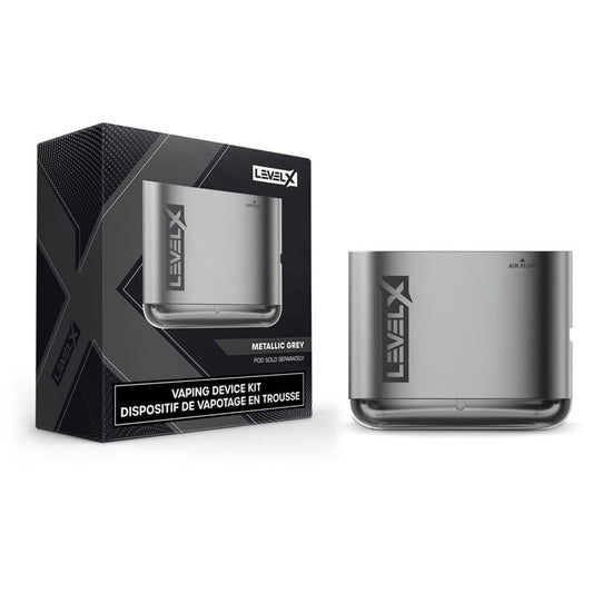 LevelX Metallic grey battry/device