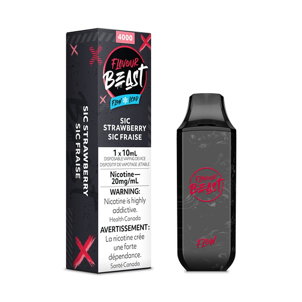 Flavour Beast Flow Sic Strawberry Ice 20mg/mL disposable