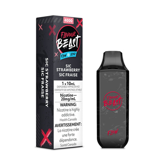 Flavour beast Flow Sic strawberry ice 20mg/mL disposable