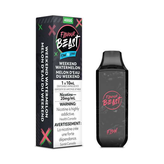 Flavour beast Flow Weekend watermelon iced 20mg/mL disposable
