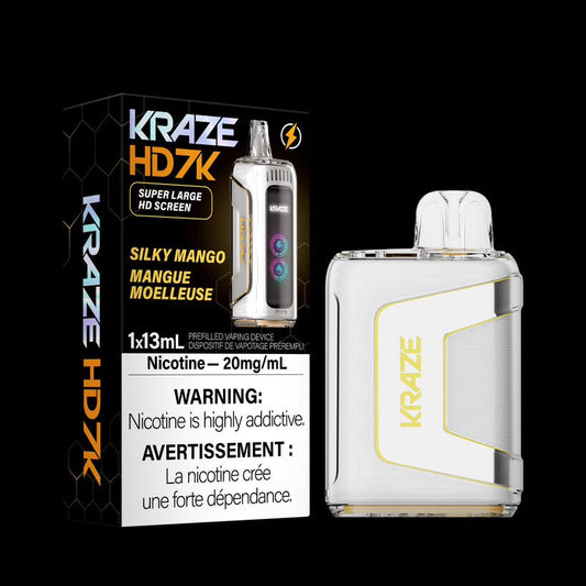 Kraze HD7K Silky Mango 20mg/mL disposable