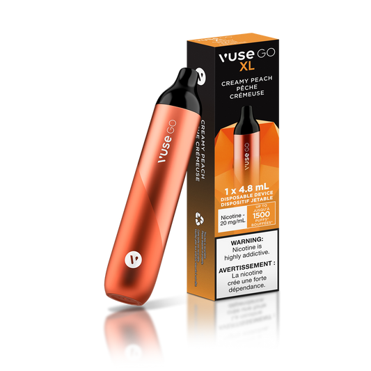 Vuse Go XL Creamy Peach 20mg/mL disposable