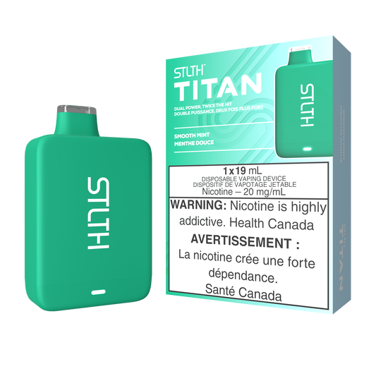 Stlth Titan 10k Smooth mint 20mg/mL disposable