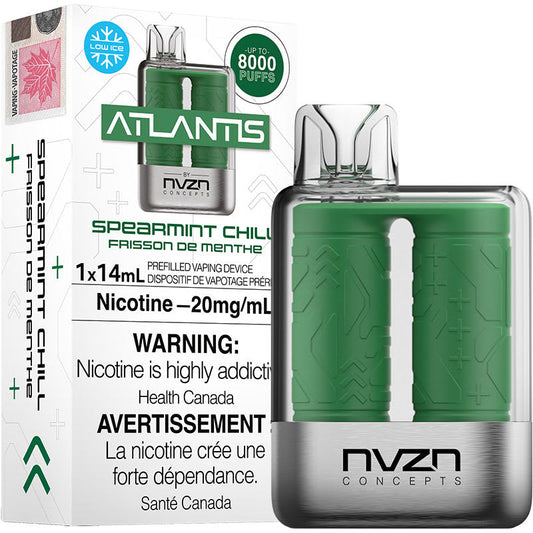 Atlantis 8000 Spearmint chill 20mg/mL disposable