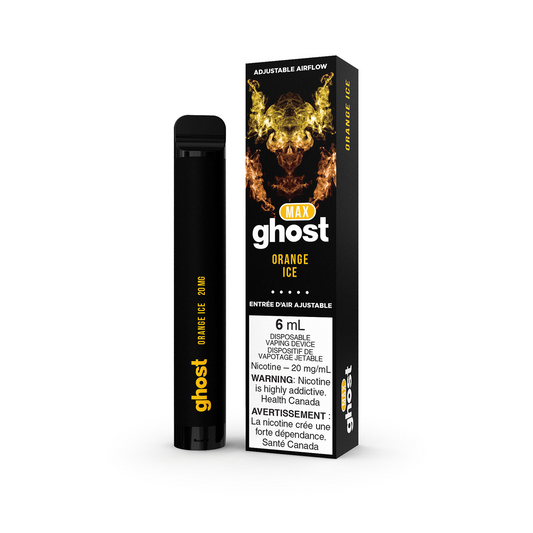 Ghost max 2000 Orange ice 20mg/mL disposable