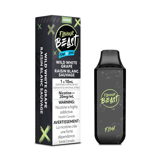 Flavour beast Flow Wild white grape ice 20mg/mL disposable