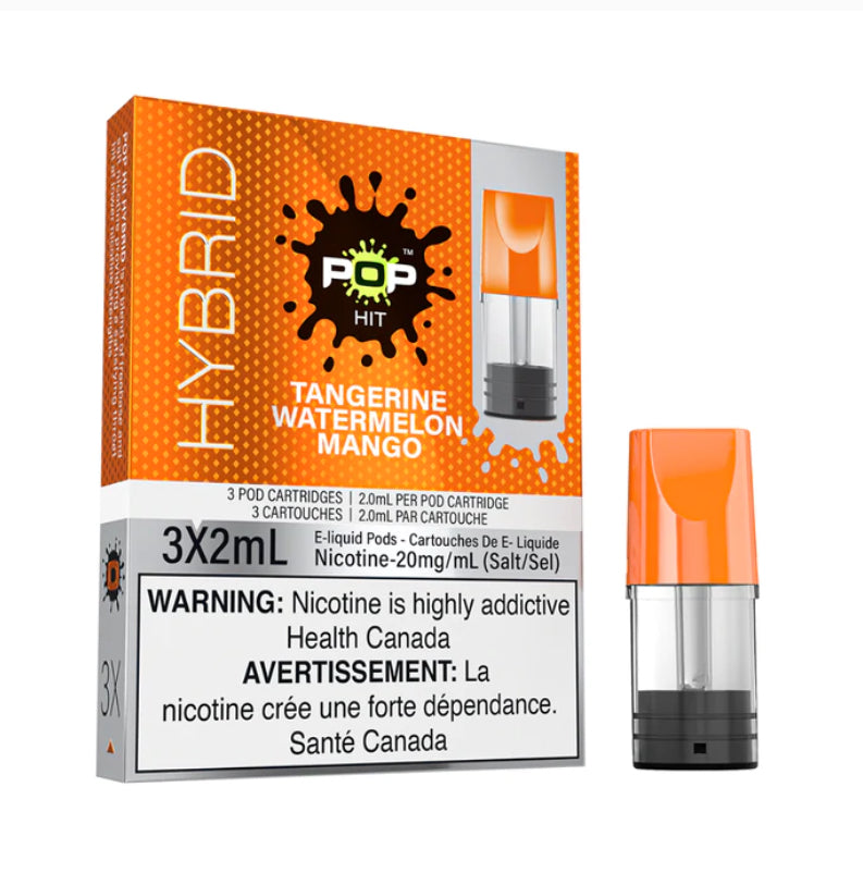 Pop hit pods Tangerine Watermelon Mango  20mg/mL