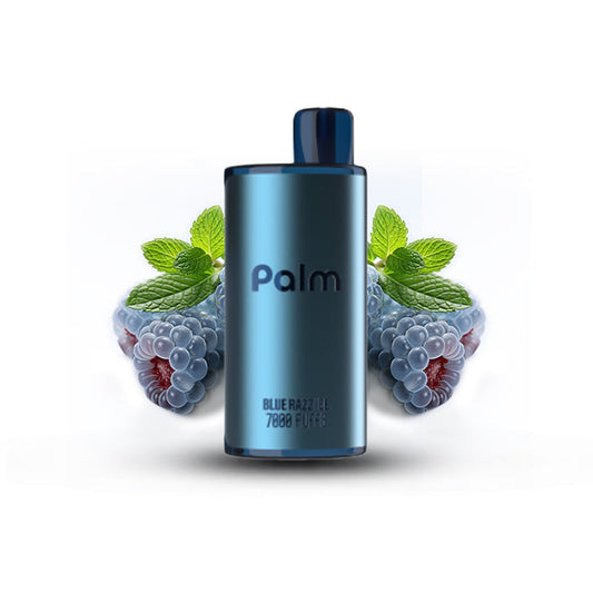 Palm 7000 Blue razz ice 20mg/mL disposable