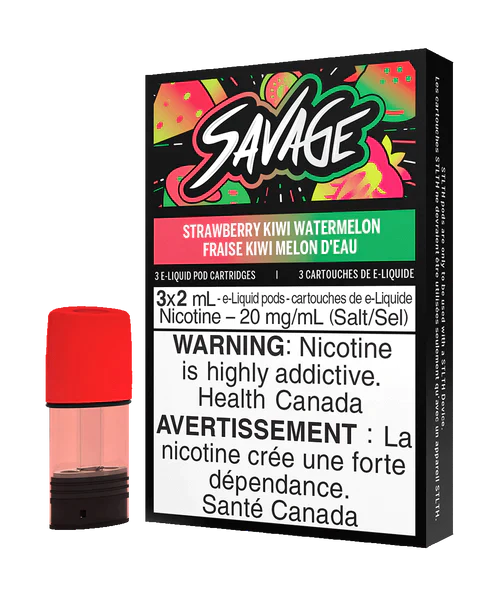 Savage Stlth pods Strawberry Kiwi Watermelon  20mg/mL