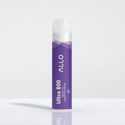 Allo ultra 800 Grape Ice 20mg/mL disposable (Provincial)