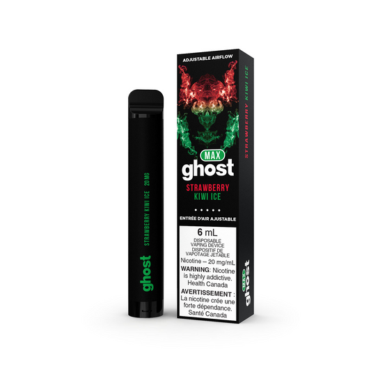 Ghost max 2000 Strawberry kiwi ice 20mg/mL disposable