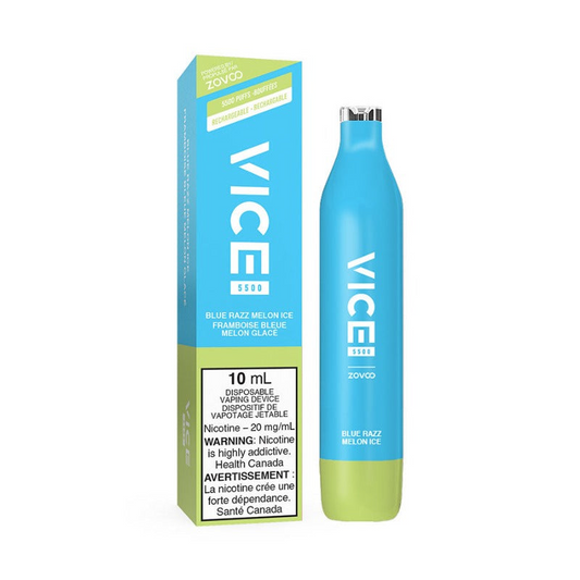 Vice 5500 Blue Razz Melon Ice  20mg/mL disposable