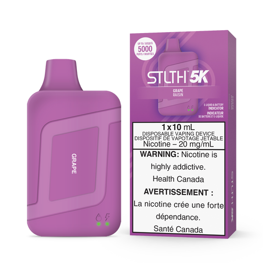 Stlth 5k Grape disposable 20mg/mL disposable