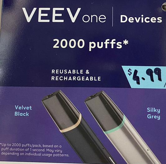 Veev one velvet black device kit