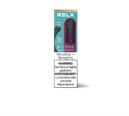 Relx pod pro tangy purple 18mg 2pods