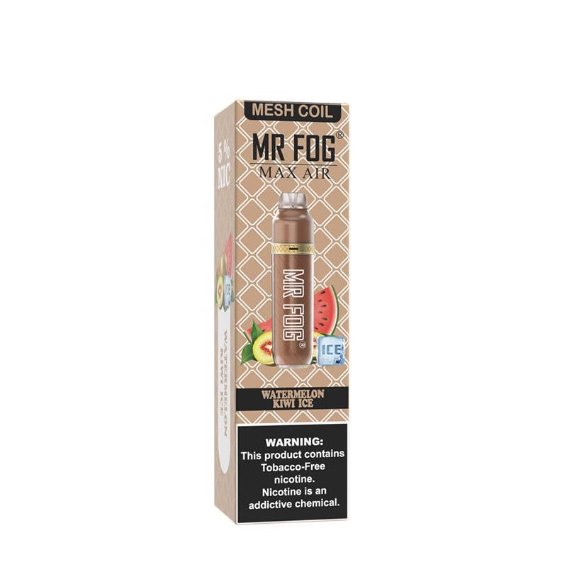 Mr fog max air 2500 Watermelon Kiwi Ice 20mg/mL disposable