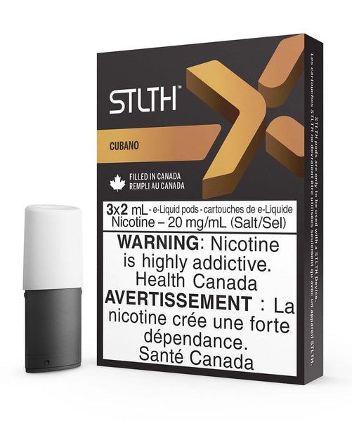 Stlth X pods Cuban Tobacco 20mg/mL