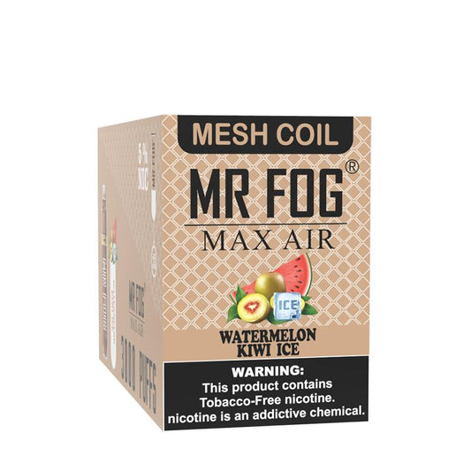 Mr fog max air 2500 Watermelon Kiwi Ice 20mg/mL disposable