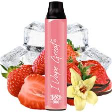 Ivg 5000 Icy smooth (Creamy strawberry vanilla ice)20mg/mL disposable