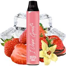 Ivg 5000 Creamy strawberry vanilla ice/icy smooth 20mg/mL disposable