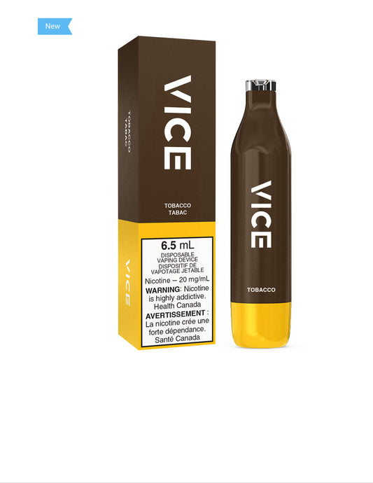 Vice 2500 Tobacco 20mg/mL disposable