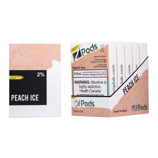 Zpods Peach ice 20mg/mL pods