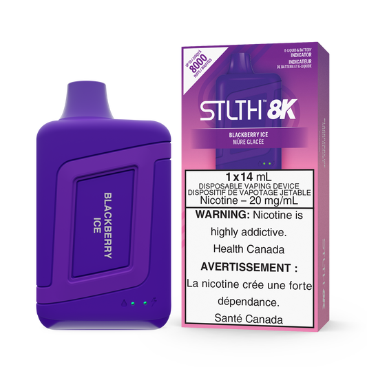 Stlth 8k blackberry ice 20mg disposable