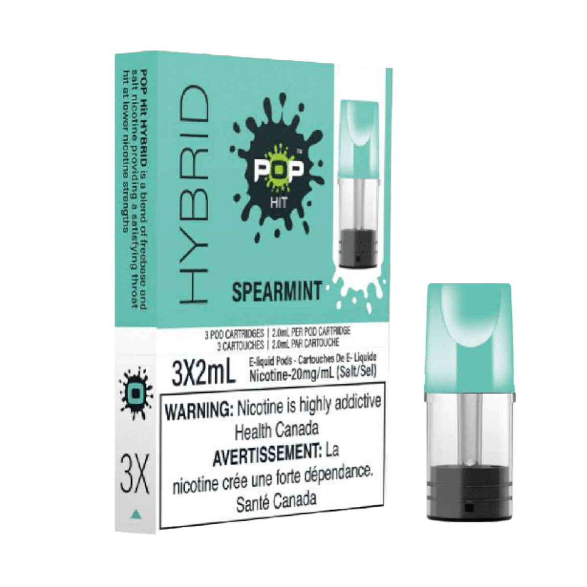 Pop hit pods Spearmint 20mg/mL