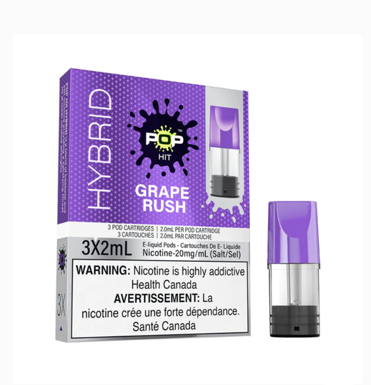 Pop hit pods Grape Rush   20mg/mL