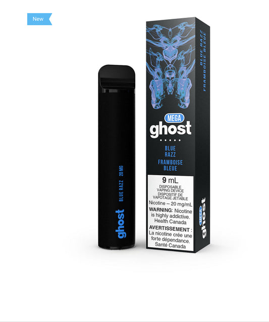 Ghost mega 3000 Blue razz 20mg/mL disposable