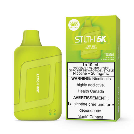 Stlth 5k Lemon mint disposable 20mg/mL disposable