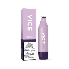 Vice 2500 Grape ice 0mg/mL disposable.