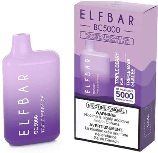 Elf bar BC5000 Triple berry ice 20mg/mL disposable