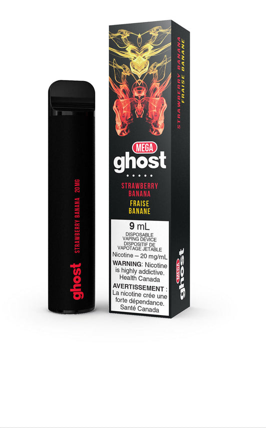 Ghost mega 3000 Strawberry banana 20mg/mL disposable