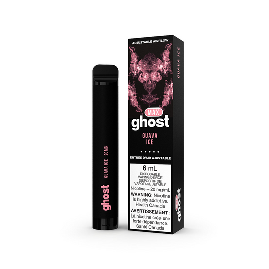Ghost max 2000 Guava ice 20mg/mL disposable